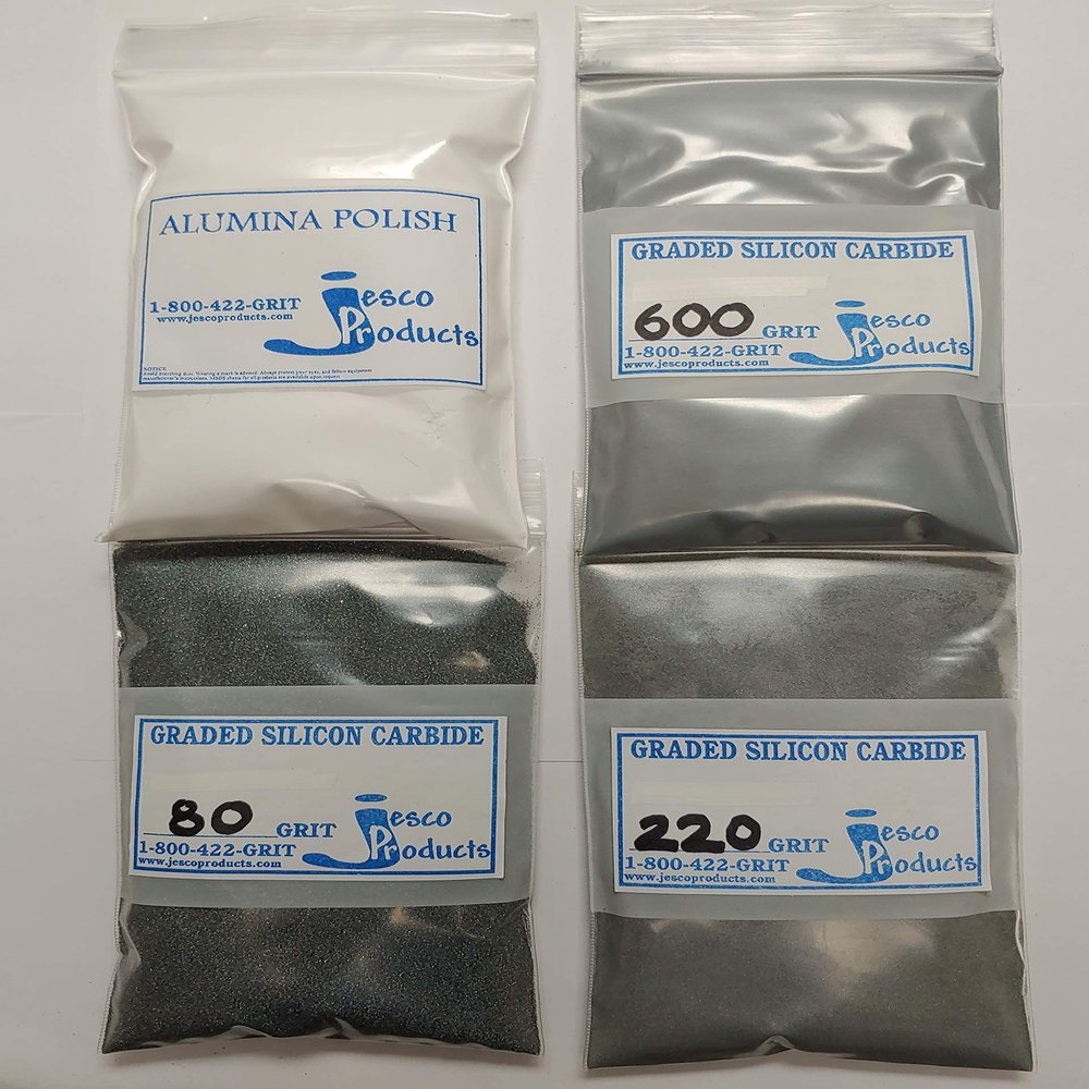 Rock Polishing Mini Kit - Ideal for Beginning Rock Hounds. Contains Enough Grit and Polish to Tumble 3-4lbs of Rocks.