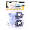 Powerhobby Aluminum Heat Sink with Twin Turbo High Speed Fans Sets for 1:8 Motors with Around 40.8mm Diameter (Blue) view 3