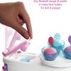 Barbie Face Mask Spa Day Playset with Brunette Doll, Puppy, Toy Spa Station with 4 Molds, 3 Tubs of Barbie Dough & 10+ Accessories to Create & Remove Face Blemishes on Doll & Puppy, for Kids view 2