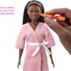 Barbie Face Mask Spa Day Playset with Brunette Doll, Puppy, Toy Spa Station with 4 Molds, 3 Tubs of Barbie Dough & 10+ Accessories to Create & Remove Face Blemishes on Doll & Puppy, for Kids view 4