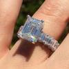 SXFSE Rings for Women, Personalized Metal Full Diamond Microinlaid Zircon Female Ring Jewelry Gift view 2
