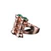 SXFSE Rings for Women, Unique Design Metal Geometric Square Zircon Female Ring Jewelry Gift view 4