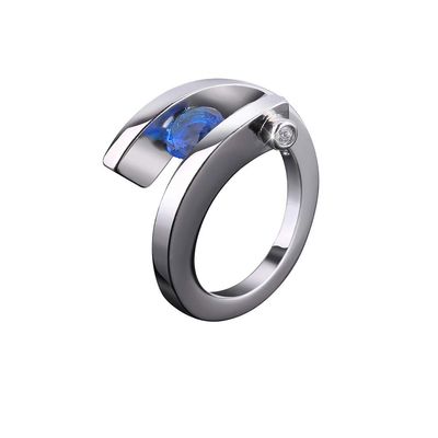 SXFSE Rings for Women, Metal Geometric Square Zircon Female Ring Jewelry Gift