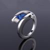 SXFSE Rings for Women, Metal Geometric Square Zircon Female Ring Jewelry Gift view 2