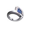 SXFSE Rings for Women, Metal Geometric Square Zircon Female Ring Jewelry Gift view 3