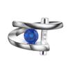 SXFSE Rings for Women, Metal Geometric Square Zircon Female Ring Jewelry Gift view 4