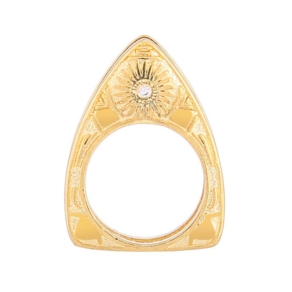 SXFSE Rings for Women, Metal Geometric Square Zircon Female Ring Jewelry Gift