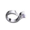 SXFSE Rings for Women, Unique Design Metal Geometric Square Zircon Female Ring Jewelry Gift view 3