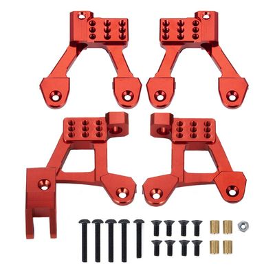 RCLions Aluminum Front&Rear Adjustable Shock Towers Hoops for Axial SCX10 SCX10-II 90046/90047 1/10 Scale RC Crawler Car Upgrades