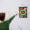 HearthSong Double-Sided Magnetic Canvas Kids' Target Game for Portable Play, Includes Six Magnetic Darts (Sealife) view 3