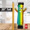 LookOurWay Air Dancers Mini Inflatable Tube Man Set - 29" Wacky Waving Inflatable Tube Guy with Blower for Desktop Advertising - Rainbow view 2