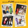 LookOurWay Air Dancers Mini Inflatable Tube Man Set - 29" Wacky Waving Inflatable Tube Guy with Blower for Desktop Advertising - Rainbow view 4