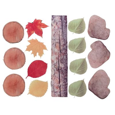 THE FRECKLED FROG - FF825 Nature's Footsteps - Set of 15 Nature-Inspired Rubber Mats - Ages 3+ - Forest-Themed Obstacle Course Mats for Games, Role Play and Physical Activity