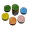 10 Mix Colorful Scalloped Plates Dollhouse Miniatures Ceramic Supply Food view 1