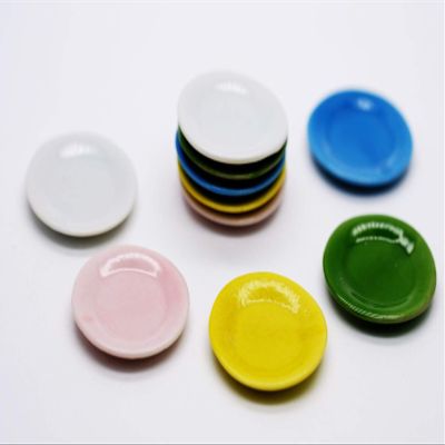 10 Mix Colorful Ceramic Cookware Dollhouse Miniatures Dishes
