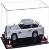 Better Display Cases Versatile Clear Acrylic Display Case - Medium Rectangle Box with Pink Risers 14" x 8" x 8.5" (A011-PNR) view 1
