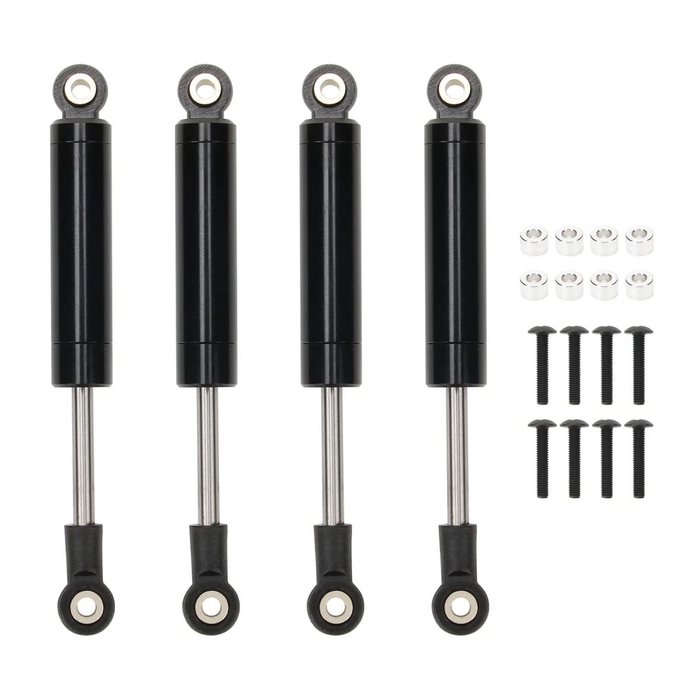 4 Pack 92mm Rc Shocks Absorber Damper Internal Spring for 1/10 Crawler Truck HSP HPI AXIAL LOSI RC Car Metal Upgraded Parts