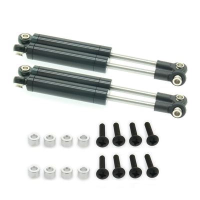4-Pack Shock Absorber Damper Internal Spring 102mm for 1/10 Crawler Truck HSP HPI AXIAL Tamiya LOSI RC Car Metal Upgraded Parts(Black)