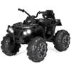 Best Choice Products 12V Kids Ride-On Electric ATV, 4-Wheeler Quad Car Toy w/Bluetooth Audio, 3.7mph Max Speed, Treaded Tires, LED Headlights, Radio - Black view 1