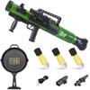 KoudHug Military Toy Rocket Launcher Set, Worker Tactics Missile Mortar Air Gun Toy with 3 Safety LED Foam Shell - Artillery Launcher Best Gift for Boys & Girls - Great for Outdoor Play (Green A) view 1