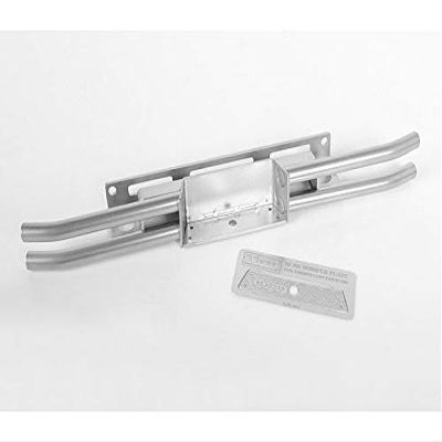 RC4WD VVV-C0574 Silver Steel Tube Rear Bumper for Tamiya 1:10 Isuzu Type X CC-01