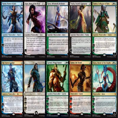 10 MTG Assorted Planeswalkers - Includes Mythics, Rares, Uncommons - NM/M!!!
