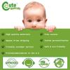 Custom Baby Bibs Burp Cloths I Love My Puerto Rican Uncle Cotton Baby Items for Baby Girl & Boy White Green Design Only view 3