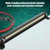 Dilwe RC Roof Lights, 24PCS LED RC Car Roof Light Bar Roof Lamp Decoration RC Accessory Compatible with Scx10 1/10 RC Car(Black) view 4