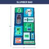 Minecraft Creeper 3 Piece Sleepover Set - Cozy & Warm Slumber Bag with Pillow & Eye Mask (Official Minecraft Product) view 2