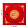 TJ Global Universal Mahjong/Paigow/Card/Game Table Cover 31.5" x 31.5" (80cm x 80cm) (Red) view 2
