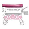 Creative Outdoor Distributor Removable Canopy for Push Pull Wagons | Accessory (Pink) view 1