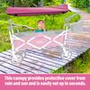 Creative Outdoor Distributor Removable Canopy for Push Pull Wagons | Accessory (Pink) view 3