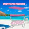 Creative Outdoor Distributor Removable Canopy for Push Pull Wagons | Accessory (Pink) view 4