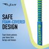 Flybar Maverick 2.0 Foam Pogo Stick for Kids Ages 5 and Up, 40 to 80 Pounds - Outdoor Toy for Boys and Girls With Rubber Grip by The Original Pogo Stick Company (Blue/Green) view 4
