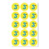 3Rd Sticker Stickers 38mm (Pack of 75) view 2