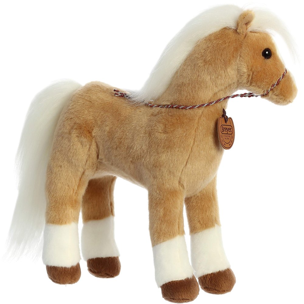 Aurora Exquisite Breyer Morgan Stuffed Animal - Realistic Detailing - Imaginative Play - Brown 13 Inches