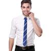 Angel Kiss Wizard Cosplay Tie for Halloween Christmas Birthday Dress Up Themed Party Magic Costume Accessory, Unisex Cosplay Striped Necktie for Adults &Teens Daily Use - Blue view 4