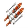 Aluminum Rear Double Section Spring Dampers 135mm for Arrma 1:8 KRATON 6S / Outcast 6S / Notorious 6S / KRATON 6S V5 / Notorious 6S V5 Upgrades - 1Pr Set Orange view 1