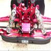 Aluminum Front Double Section Spring Dampers 115mm for Arrma 1:8 KRATON 6S / Outcast 6S / Notorious 6S / KRATON 6S V5 / Notorious 6S V5 Upgrade Parts - 1Pr Set Red view 4
