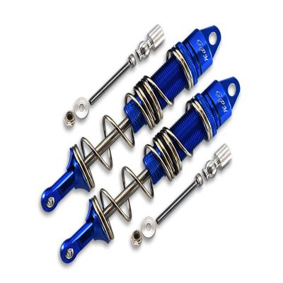Aluminum Rear Double Section Spring Dampers 135mm for Arrma 1:8 KRATON 6S / Outcast 6S / Notorious 6S / KRATON 6S V5 / Notorious 6S V5 Upgrades - 1Pr Set Blue