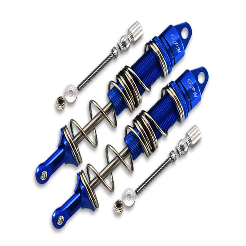 Aluminum Rear Double Section Spring Dampers 135mm for Arrma 1:8 KRATON 6S / Outcast 6S / Notorious 6S / KRATON 6S V5 / Notorious 6S V5 Upgrades - 1Pr Set Blue