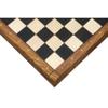 21" Players Choice Ebony & Maple Wood Chess Board with Notations - 55 mm Square - Matt Finish view 1