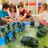 23-Pack Die-Cast Military Vehicles Set - Alloy Metal Army Soldiers, 16-Pack, Playmat, Mini Tank, Helicopter Playset for Kids Boys view 2