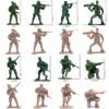 23-Pack Die-Cast Military Vehicles Set - Alloy Metal Army Soldiers, 16-Pack, Playmat, Mini Tank, Helicopter Playset for Kids Boys view 4