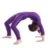 Agoky Little Girls Boys Long Sleeve Full Body Unitard Bodysuit Tight Kids Gymnastics Leotard Dance Costumes Purple 5-6 view 1