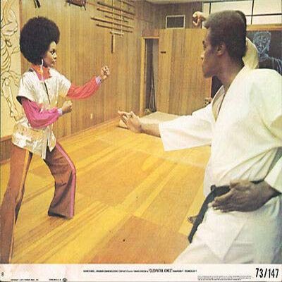 Cleopatra Jones Tamara Dobson Takes on Karate Class Original Lobby Card