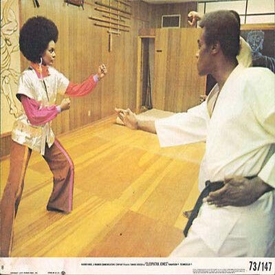 Cleopatra Jones Tamara Dobson Takes on Karate Class Original Lobby Card