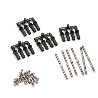 3.5mm Super Duty Turnbuckles, 4.8mm Ball Studs and 4.8mm Ball Cups for Yokomo DTM RMW