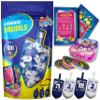 Izzy 'n' Dizzy Hanukkah Blue and White Wooden Dreidel, Hand Painted, Game Instructions Included - Bulk (Pack of 100) - Medium view 1