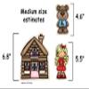 Story Time Felts Goldilocks & The Three Bears Felt Figures Flannel Board Stories (Medium) view 2